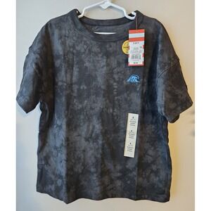 Cat & Jack Boys Ride The Wave T-Shirt Size S 6/7 Black Tie Dye Surf NWT